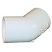 1-1/2" CTS Hub CPVC 45 Degree Elbow Sched SDR 11