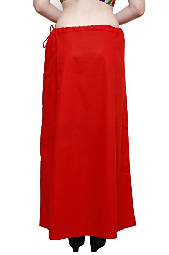 Image of Pistaa combo of 3 Women's Cotton Best Indian Readymade Inskirt Saree petticoats