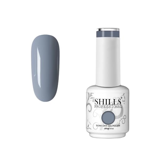 Image of SHILLS PROFESSIONAL UV /LED Soak Off Gel Polish (Gel Nail Polish) Nail Art Nail Polish Color Shade 161, Glossy Finish, 15ml