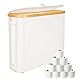 Toilettenpapier Aufbewahrung Korb mit Deckel, Wasserdichter klopapier aufbewahrung, Badezimmer Toilettenpapier-Handtuch-Aufbewahrungskorb für 9-12 Rollen Klopapier