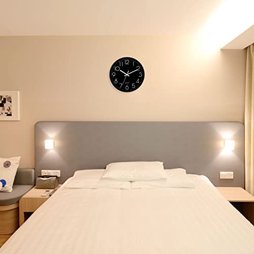 Reloj de pared analógico silencioso 12 pulgadas miniatura 5