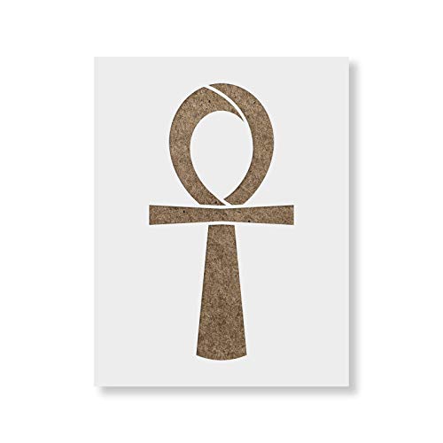 Ankh Stencil - Small Ankh Stencil, Ankh, Ankh Craft Stencil, Egyptian Stencil, Stencil of Ankh