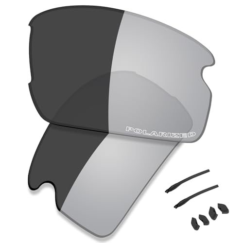 Image of SAUCER Premium Replacement Lenses & Rubber Kits for Oakley Flak 2.0 OO9295 | UV400 Protection, Anti-Scratch, Precise Fit