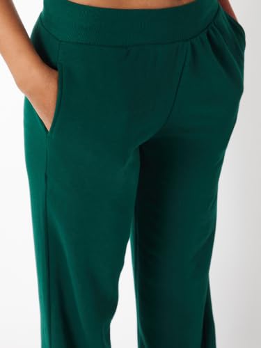 Image of Max Women Loose Mid Rise Solid Athleisure Track Pants