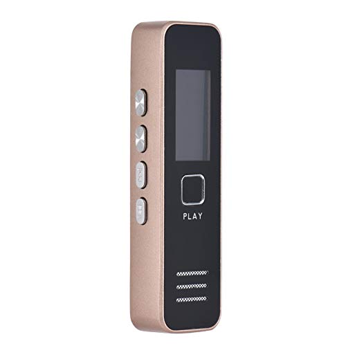 Registratore audio con auricolare,Fesjoy Digital Voice Recorder Audio Dictaphone Lettore MP3 USB Flash Disk per Meeting