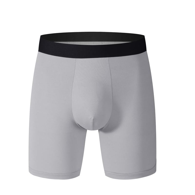 Men's Underwear Boxer Briefs Regular Long,Mens Boxer Briefs Underwear Men Pack Stretch Athletic Mens Underwear