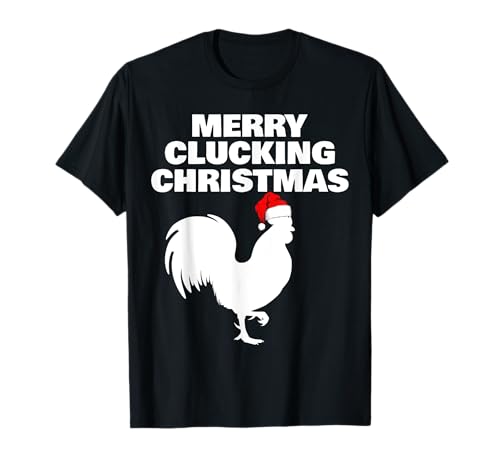 Merry Clucking Christmas Camiseta