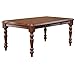 Sunset Trading Andrews Dining Table, Distressed chestnut finish