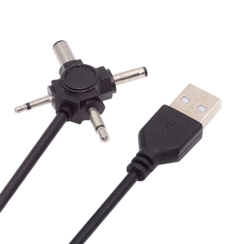 Cable conector USB 2.0 tipo A macho a 4 en 1 DC 5V miniatura 1