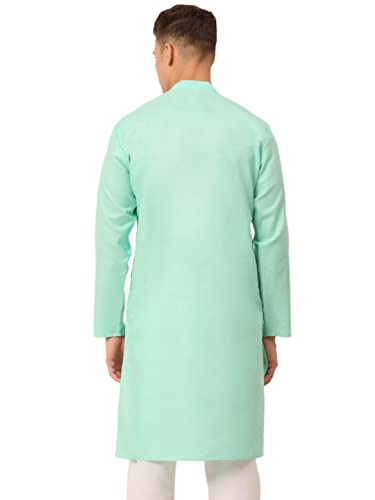 Image of Jompers Men's Cotton Ethnic Solid Kurta.