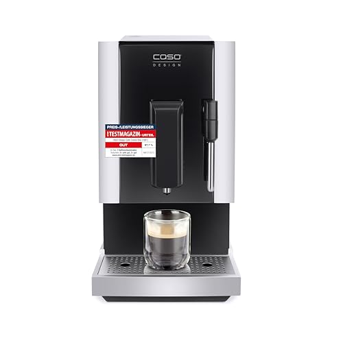 CASO Café Crema One - Testsieger ETM, Design Kaffeevollautomat, innovatives Heizsystem, extra leises Edelstahl-Kegelmahl...