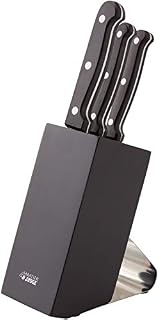 Judge Sabatier IV63 Kitchen Knife Set Block with Knives, 3 Piece, Stainless Steel, Razor Sharp Blades - 25 Year Guarantee