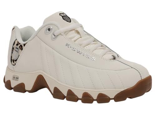 Image of K-Swiss Women's ST329 CMF Sneaker, Wide Tennis Walking Leather Shoes