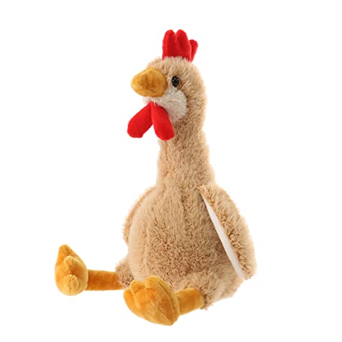 Apricot Lamb – Kuscheltier Hahn 25 cm – Plüsch Spielzeug Plüschtier für Kinder und Baby – Flauschiger Stofftier zum Spielen, Geschenk & Kuscheln – Gemütliches Schmusetier – Weizen Nerz Hahn