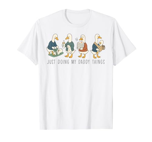Papi Ganso Sólo Haciendo Mis Cosas De Papi, Nuevo Papá Día del Padre Camiseta