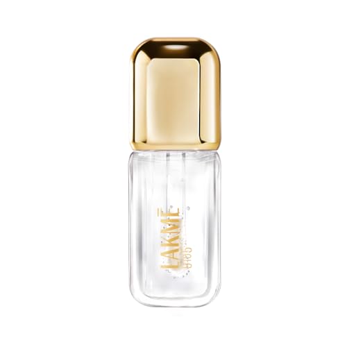 Image of LAKME 9to5 HyaGloss Powerplump Lip Oil, Clear Goals, 4.2ml, for Plump Glossy Lips, with Hyaluronic Acid, Vitamin E & Peppermint Oil, Lightweight Non-Sticky Formula (Pack of 2)