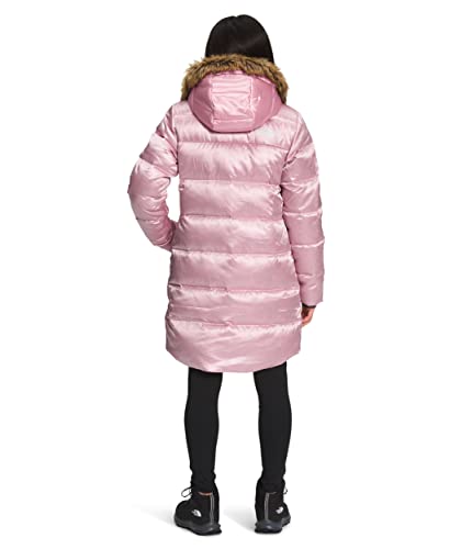 The North Face Girls' North Down Long Parka, Cameo Pink , X-Large #TOP1