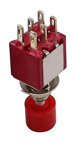 Bouton-poussoir SPDT 6 épingles rouge haute précision AC - 2