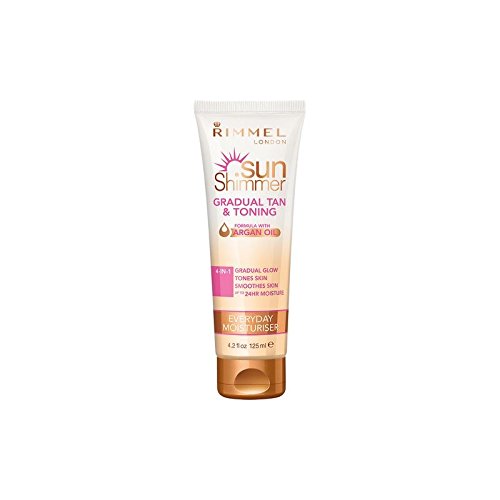 Rimmel Sunshimmer Gradual Tan & Tone Lotion 125ml (Pack of