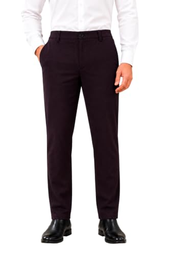 Image of SaintX Men's 4-Way Stretchable, Wrinkle Resistant, All-Day Comfort Trousers | 2 inch Expandable Waistband | Lightweight & Flexible Everyday Wear | EasyMove Office & Casual Wear (Style 37)