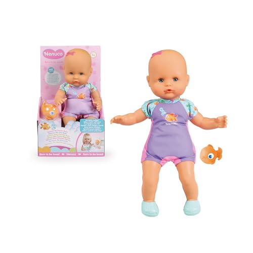 Nenuco Mein erstes Bad, eine weiche Puppe mit wasserdichtem Körper, kann...