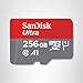 SanDisk 256GB Ultra microSDXC UHS-I Memory Card with Adapter - Up to 150MB/s, C10, U1, Full HD, A1, MicroSD Card - SDSQUAC-256G-GN6MA [New Version]