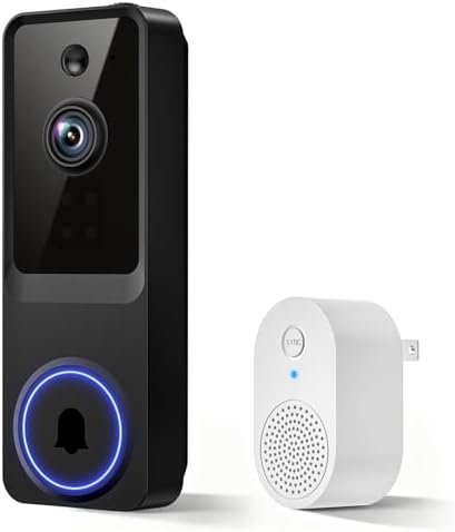 1080P Smart Wireless Video Doorbell Camera with AI Motion Detecti...
