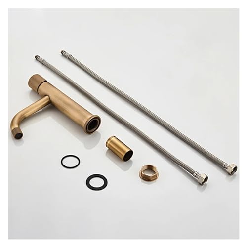 Robinet haut de salle de bains en bronze antique : mitigeur lavabo durable