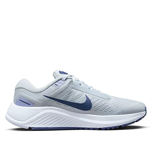 Nike Women's Air Zoom Structure 24 Trainers, Pure Platinum Diffused Blue Photon Dust, 5.5 UK (8 US)