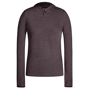 VOORMI Women’s River Run Hoodie, DUAL SURFACE™ UL Wool, Lightweight & Protective for Outdoor Activities, Button Hood