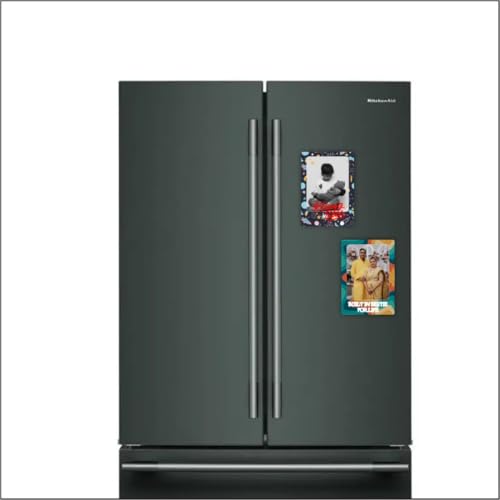 Image of Zesta Customized Fridge Magnet with Photo | Personalized Photo Frame Magnet for Fridge | Custom Picture Fridge Magnets | Polaroid Style Memory Photo Magnets for Birthday, Anniversary -3X2 Inches