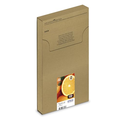 Epson 33 Oranges Genuine Multipack, 4 - colours Ink Cartridges, Claria Premium Ink, Five Color
