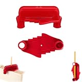 VLSQHNCF Center Finder Tool, 2 Pcs Marking Gauge Woodworking Center Scribe Tools, Line Scriber Carpenter Locator, Multifunctional Positioning Ruler, Center Finding Tool for Precise Measurements