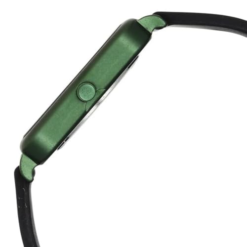 Image of Fastrack Tees Black Rectangular Dial Silicone Watch for Unisex - 38115AP02