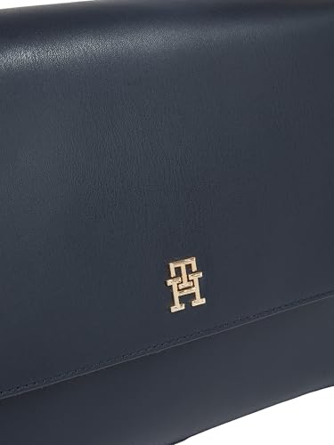 Tommy Hilfiger Damen Handtasche Tasche Henkeltasche TH Joy Shoulder Bag Blau
