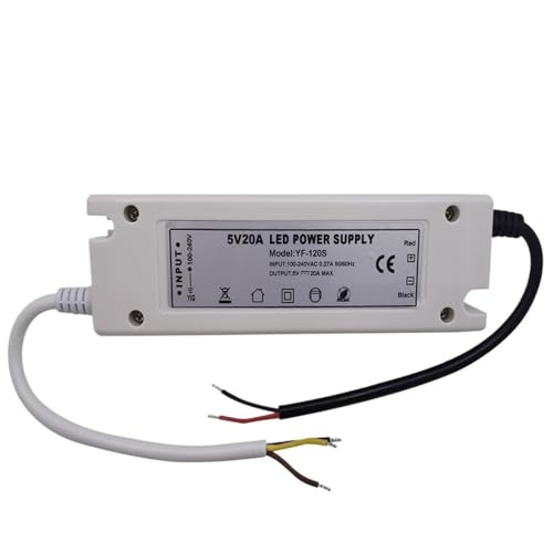 Adaptateur 5V 20A pour éliminer le scintillement des bandes LED RGBW de 100W