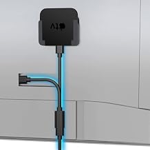 AGVEE 8in / 8in Y Splitter Power Cord for Apple TV 1st, 2nd, 3rd, 4th, 4K, C8 Splitter Power Cable, Black
