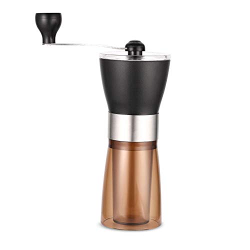 Manuelle Kaffeemühle Tragbare Kaffeebohne Grinder Burr Mühle mit verstellbaren Muttern Handkaffeemaschine für Reisegeschenke