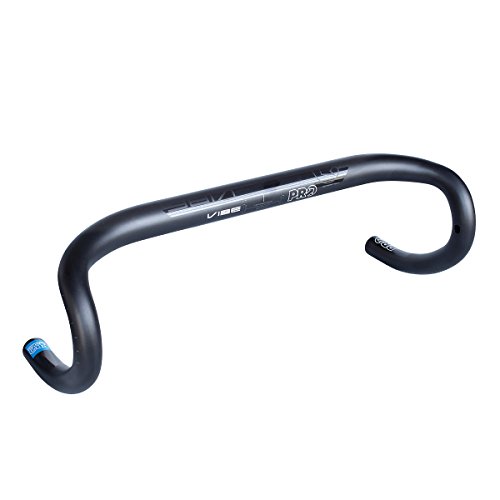 Pro Vibe Alloy Compact Road Bicycle Handlebar (Sb Black - 42Cm / 31.8Mm) #TOP26