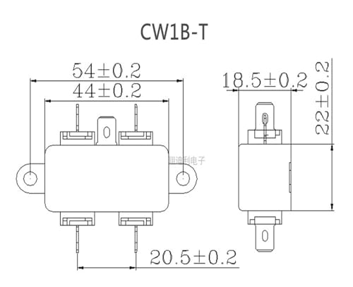 Filtre d'alimentation CW1B-10A-T, conception robuste et isolante