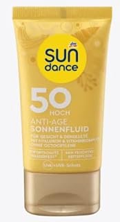 واقي شمس مضاد لعلامات التقدم في السن بعامل حماية من الشمس 50 من صن دانس، سائل 50 مل