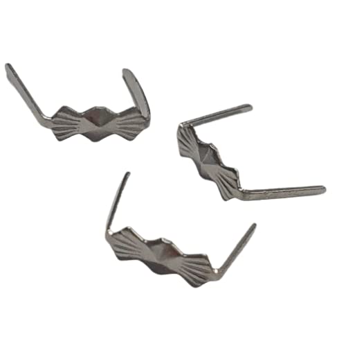 Clip (gancho de cristal) plata de 8 mm (por 100 piezas) para la fijación de cristales para lámparas (candelabro)