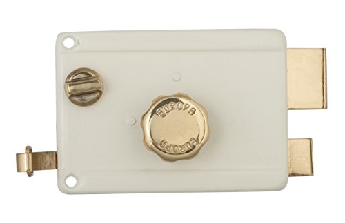 Europa 8010 Stainless Steel Night Latch Key Lock | Automatic Latching Main Door Lock, Durable Metallic Body | Easy Installation