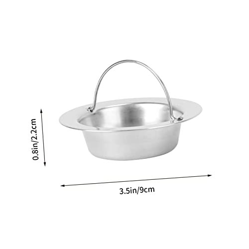 Colador de cocina COHEALI 2 piezas de acero inoxidable miniatura 2
