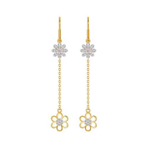 Image of Joyalukkas 22k (916) Purity BIS Certified Sui Daga Gold Earrings For Women