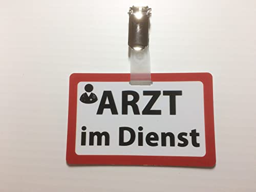 KaiserstuhlCard Magnete Anhänger Schild Arzt im Dienst Karneval Fasching Junggesellenabschied Party Gimmick Doktor Zubehör Cover