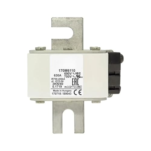 Fusible 170M6118 pour protection de puissance industrielle calibre 1400A - 2