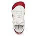 HOBIBEAR Kids Barefoot Shoes Wide Minimalist Zero Drop Sneaker for Boys Girls(Toddler/Little Kid/Big Kid) White-red