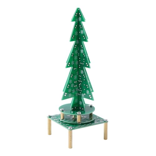 Rotating Christmas Tree, 3D Christmas Tree Soldering Kit
