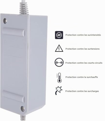 Link-e : Chargeur Secteur, Cable AV et Barre Capteur Filaire Compatible avec la Console Nintendo Wii – vue 3
